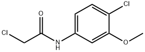 2-CHLORO-N-(4-CHLORO-3-METHOXYPHENYL)ACETAMIDE Struktur