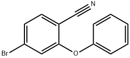 4-溴-2-苯氧基苄腈, 875664-25-8, 结构式