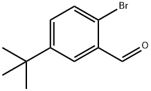 2-溴-5-(叔丁基)苯甲醛,875664-28-1,结构式