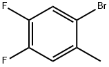 2-ブロモ-4,5-ジフルオロトルエン 化学構造式
