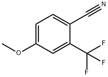4-METHOXY-2-(TRIFLUOROMETHYL)BENZONITRILE 结构式