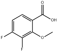 3,4-Difluoro-2-methoxybenzoic acid Struktur