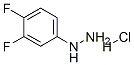3,4-ジフルオロフェニルヒドラジン塩酸塩 化学構造式