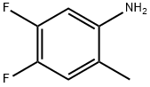 4,5-ジフルオロ-2-メチルアニリン 化学構造式