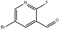 2-氟-5-溴吡啶-3-甲醛,875781-15-0,结构式