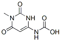Carbamic  acid,  (1,2,3,6-tetrahydro-1-methyl-2,6-dioxo-4-pyrimidinyl)-  (9CI) Struktur