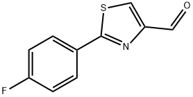 2-(4-FLUORO-PHENYL)-THIAZOLE-4-CARBALDEHYDE Struktur