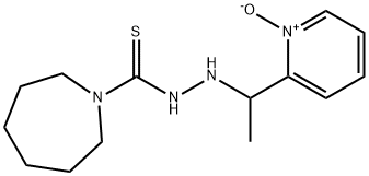 2-[2-[1-(1-Thiocarboxyhexahydro-1H-azepin-2-yl)hydrazino]ethyl]pyridine 1-oxide,87587-17-5,结构式