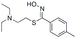 S-(2-(diethylamino)ethyl) 4-methylbenzothiohydroximate Struktur