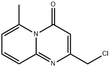 2-(クロロメチル)-6-メチル-4H-ピリド[1,2-A]ピリミジン-4-オン 化学構造式