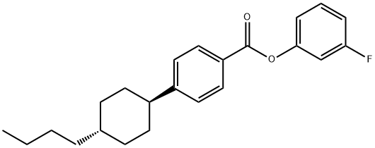 4'-反式-丁基环己基苯甲酸 3-氟苯酯,87592-62-9,结构式