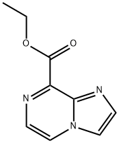 IMIDAZO[1,2-A]PYRAZINE-8-CARBOXYLIC ACID ETHYL ESTER Structure