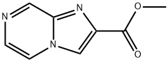 咪唑并[1,2-A]吡嗪-2-羧酸甲酯, 87597-22-6, 结构式