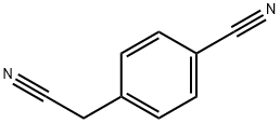 (4-シアノフェニル)アセトニトリル 化学構造式