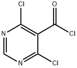 5 - 嘧啶甲酰氯,4,6 - 二氯, 87600-97-3, 结构式
