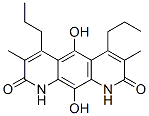 5,10-Dihydroxy-3,7-dimethyl-4,6-dipropylpyrido[3,2-g]quinoline-2,8(1H,9H)-dione 结构式