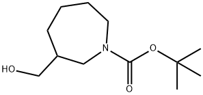 3-Hydroxymethyl-azepane-1-carboxylic acid tert-butyl ester Structure