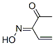 4-Pentene-2,3-dione, 3-oxime (9CI) Structure