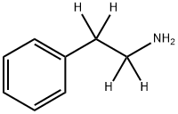 苯乙胺-1,1,2,2-D4, 87620-08-4, 结构式