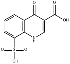 3-Quinolinecarboxylic  acid,  1,4-dihydro-4-oxo-8-sulfo- Structure