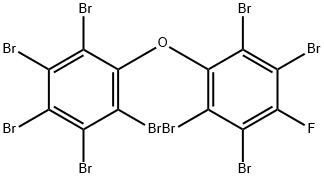 4'-FLUORO-2,2',3,3',4,5,5',6,6'-NONABROMODIPHENYL ETHER Structure