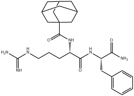 2-ADAMANTANECARBONYL-ARG-PHE-NH2 TRIFLUOROACETATE|RF9