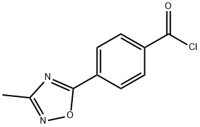 4-(3-METHYL-1,2,4-OXADIAZOL-5-YL)BENZOYL CHLORIDE 97+% Struktur