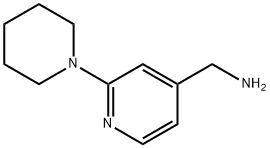 1-(2-PIPERIDIN-1-YLPYRIDIN-4-YL)METHYLAMINE 97%4-AMINOMETHYL-2-PIPERIDIN-1-YLPYRIDINE Structure