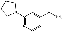 (2-(吡咯烷-1-YL)吡啶-4-基)甲胺, 876316-38-0, 结构式
