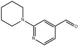 2-PIPERIDINOISONICOTINALDEHYDE, 876316-39-1, 结构式