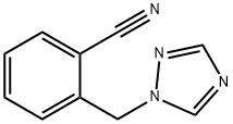 2-(1H-1,2,4-Triazol-1-ylmethyl)benzonitrile 化学構造式