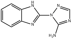 1-(1H-苯并[D]咪唑-2-基)-1H-1,2,4-三唑-5-胺 结构式