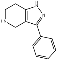 3-PHENYL-4,5,6,7-TETRAHYDRO-1H-PYRAZOLO[4,3-C]PYRIDINE Struktur