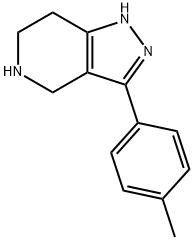 3-(4-Methylphenyl)-4,5,6,7-tetrahydro-1H-pyrazolo[4,3-c]pyridine Structure