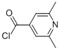 4-Pyridinecarbonyl chloride, 2,6-dimethyl- (9CI) Structure