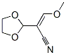 1,3-Dioxolane-2-acetonitrile,  -alpha--(methoxymethylene)- 结构式