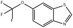 6-(トリフルオロメトキシ)ベンゾ[D]チアゾール 化学構造式
