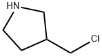 3-CHLOROMETHYL-PYRROLIDINE 化学構造式