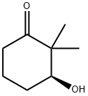 (S)-(+)-3-HYDROXY-2,2-DIMETHYLCYCLOHEXANONE Struktur