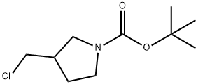 3-CHLOROMETHYL-PYRROLIDINE-1-CARBOXYLIC ACID TERT-BUTYL ESTER Structure