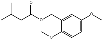 3-甲基丁酸 2,5-二甲氧基苄酯,876665-00-8,结构式