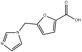 5-(1H-イミダゾール-1-イルメチル)-2-フロ酸 HYDROCHLORIDE 化学構造式