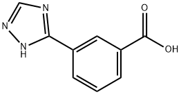 3-(1H-1,2,4-トリアゾール-5-イル)安息香酸 化学構造式
