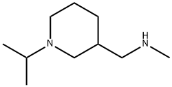 (1-异丙基-哌啶-3-基甲基)-甲基-胺, 876716-01-7, 结构式