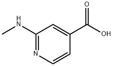 2-(メチルアミノ)イソニコチン酸 化学構造式