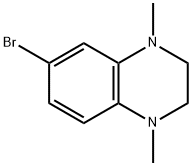 6-BROMO-1,4-DIMETHYL-1,2,3,4-TETRAHYDROQUINOXALINE, 876728-35-7, 结构式