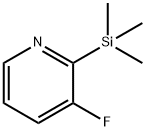 3-氟-2-三甲基硅烷基吡啶, 87674-09-7, 结构式