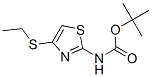 Carbamic  acid,  [4-(ethylthio)-2-thiazolyl]-,  1,1-dimethylethyl  ester  (9CI) Struktur