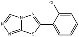 6-(2-chlorophenyl)[1,2,4]triazolo[3,4-b][1,3,4]thiadiazole Structure