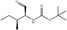 TERT-BUTYL [(1S,3S)-1-FORMYL-3-METHYLPENTYL]CARBAMATE Struktur